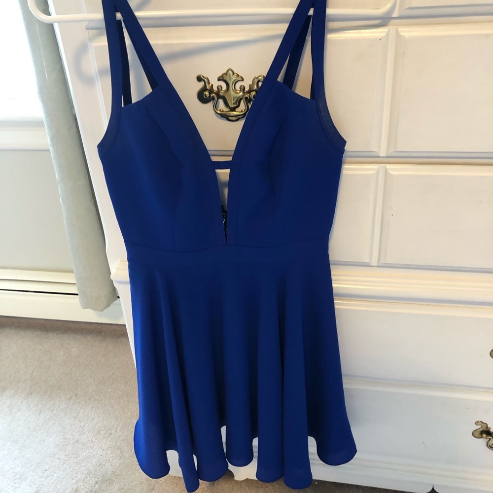 Navy mini dress